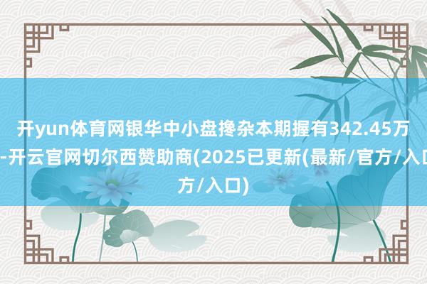 开yun体育网银华中小盘搀杂本期握有342.45万股-开云官网切尔西赞助商(2025已更新(最新/官方/入口)
